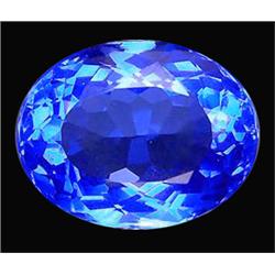 16.11ct Oval Cut Top AAA Mystic Blue Quartz (GEM-12582)