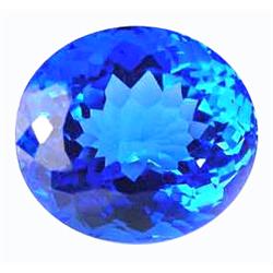 17.35ct Excellent Oval Conflower Blue Quartz (GEM-12916)