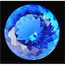 16.85ct Lovely Round Conflower Blue AAA Quartz (GEM-12950)