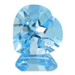 18.93ct TOP GRADE Blue Topaz Heart RETAIL $600 (GEM-1291)