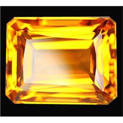 27.05ct Premium AAA Golden Yellow Emerald Citrine Brazil (GEM-12857)
