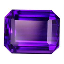 38.00ct AAA Purple Octagon Cut Amethyst (GEM-12439)