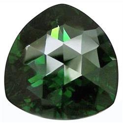44.30ct  Noble Trillion Checkerboard  Green Quartz (GEM-12758)