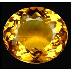 17.60ct Awesome Yellow Citrine Oval Gem  (GEM-13036)
