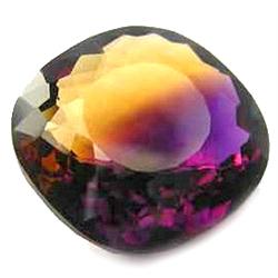 47.80ct Cushion Purple Yellow AAA Ametrine (GEM-12961)