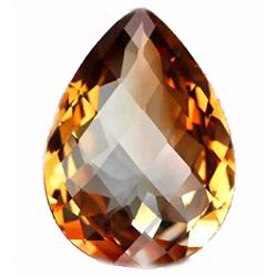 24.05ct  Superior Pear Check  Peach Pink Imperial Topaz FLAWLESS (GEM-13182)