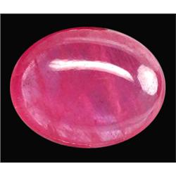 2.35ct Oval Cab Natural Red Pink Ruby Mozambique (GEM-12429)