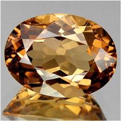 15.45ct Genuine  Oval Peach Pink Imperial Topaz (GEM-12701)