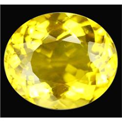 11.90ct AAA Yellow Oval Cut Citrine (GEM-12829)