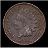Image 2 : 1863 Indian Cent 1c Grades vf++