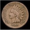 Image 2 : 1859 Indian Cent 1c Grades vf+