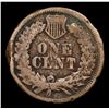Image 3 : 1863 Indian Cent 1c Grades f+