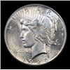 Image 2 : 1925-p Peace Dollar Strikethrough on Obverse $1 Grades Select Unc