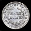 Image 3 : ***Auction Highlight*** 1837 No Stars, Small Date Seated Liberty Half Dime 1/2 10c Graded ms63 detai