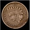Image 2 : 1862 Indian Cent 1c Grades VF Details