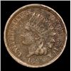 Image 2 : 1859 Indian Cent 1c Grades VF Details