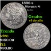 Image 1 : 1896-s Morgan Dollar $1 Grades vf details