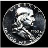 Image 2 : Proof 1963 Franklin Half Dollar 50c Grades GEM Proof