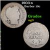 Image 1 : 1903-s Barber Dime 10c Grades ag