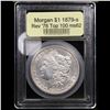Image 4 : ***Auction Highlight*** 1879-s Rev '78 Top 100 Morgan Dollar $1 Graded Select Unc By USCG (fc)