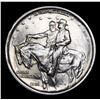 Image 2 : 1925 Stone Mountain Old Commem Half Dollar 50c Grades Choice Unc
