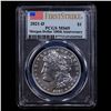 Image 2 : ***Auction Highlight*** PCGS 2021-d Morgan Dollar First Strike 100th Anniversary $1 Graded ms69 By P