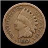 Image 2 : 1863 Indian Cent 1c Grades vg+