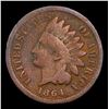 Image 2 : 1864 Bronze Indian Cent 1c Grades vg+