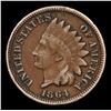 Image 2 : 1864 CN Indian Cent 1c Grades vf+
