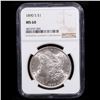 Image 2 : NGC 1890-s Morgan Dollar $1 Graded ms60 By NGC