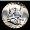 Image 2 : 1961-p Franklin Half Dollar 50c Grades Choice+ Unc