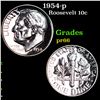 Image 1 : Proof 1954-p Roosevelt Dime 10c Grades GEM+ Proof