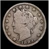 Image 2 : 1883 n/c Liberty Nickel 5c Grades vf++