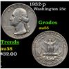 Image 1 : 1932-p Washington Quarter 25c Grades Choice AU