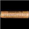 Image 4 : Mixed small cents 1c orig shotgun roll, 1917-d Wheat Cent, 1898 Indian Cent other end, Brinks Wrappe