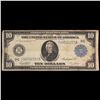 Image 2 : 1914 $10 Large Size Blue Seal Federal Reserve Note (Philadelphia, PA) 3-C Grades vf, very fine