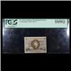 Image 2 : PCGS 1863 US Fractional Currency 50c Second Issue fr-1318 Washington In Oval Graded au55 By PCGS