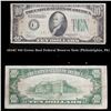 Image 1 : 1934C $10 Green Seal Federal Reserve Note (Philadelphia, PA) Grades f+