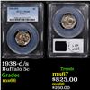 Image 1 : PCGS 1938-d/s Buffalo Nickel 5c Graded ms66 By PCGS