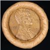 Image 2 : Mixed small cents 1c orig shotgun roll, 1919-s Wheat Cent, 1897 Indian Cent other end, Brinks Wrappe