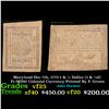Image 1 : Maryland Dec 7th, 1775 1 & 1/3 Dollar (1 & 1/3d) Fr-MD97 Colonial Currency Printed By F. Green Grade