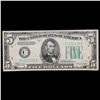 Image 2 : 1934C $5 Green Seal Federal Reserve Note Fr-1653 Grades vf+