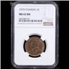 Image 2 : NGC 1915 Canada 1 Cent 1c KM-21 Graded ms63 bn By NGC