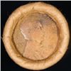 Image 2 : Mixed small cents 1c orig shotgun roll, 1917-s Wheat Cent, 1898 Indian Cent other end, Brinks Wrappe
