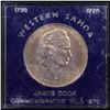 Image 2 : 1970 Western Samoa One Tala $1. Commemorative James Cook Coin.  KM#?9