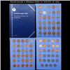 Image 1 : Partial Lincoln 1c Whitman folder #2, 1941-1970, 59 coins.