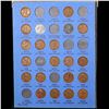 Image 3 : Partial Lincoln 1c Whitman folder #2, 1941-1970, 59 coins.