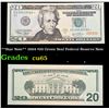 Image 1 : **Star Note** 2004 $20 Green Seal Federal Reserve Note Grades Gem CU