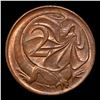 Image 3 : 1966 Australia 2 Cents KM-63 Grades Select Unc