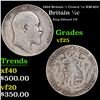 Image 1 : 1904 Britain 1/2 Crown 1/2c KM-802 Grades vf+